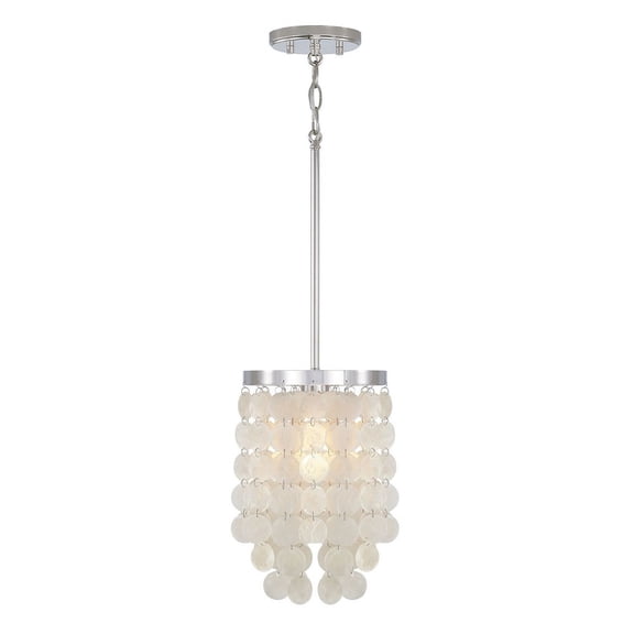 AA1012PN Austin Allen Shelby - 1 Light Pendant In Transitional Style-12.5 Inches Tall and 8.25 Inches Wide     -Traditional Installation