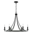 thumbnail image 1 of AA1005BI Austin Allen Tempe - 6 Light Chandelier In Transitional Style-23.5 Inches Tall and 30 Inches Wide-Black Iron Finish    -Traditional, 1 of 8