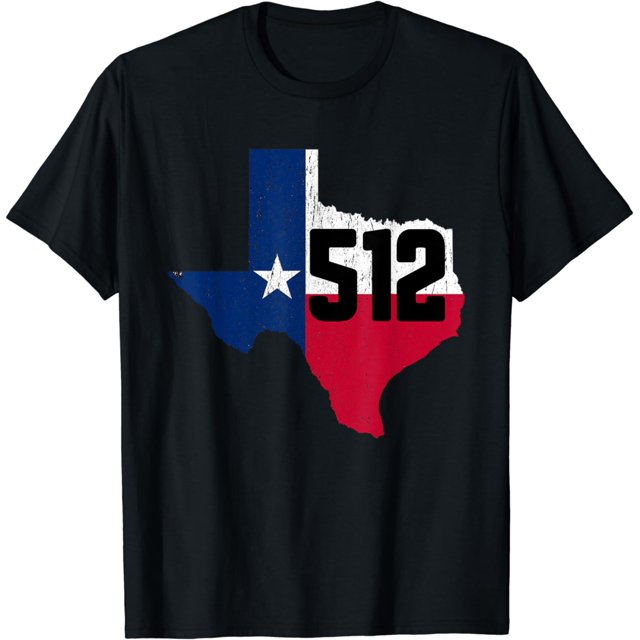 Austin Area Code 512 Texas Phone Number Gift Cotton TShirt