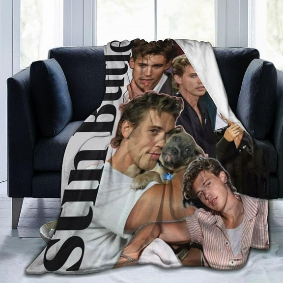 Austin Butler Blanket Bedding Fleece Blanket Soft Throw Blankets Lightweight Anti-Static Blanket - 3 Sizes