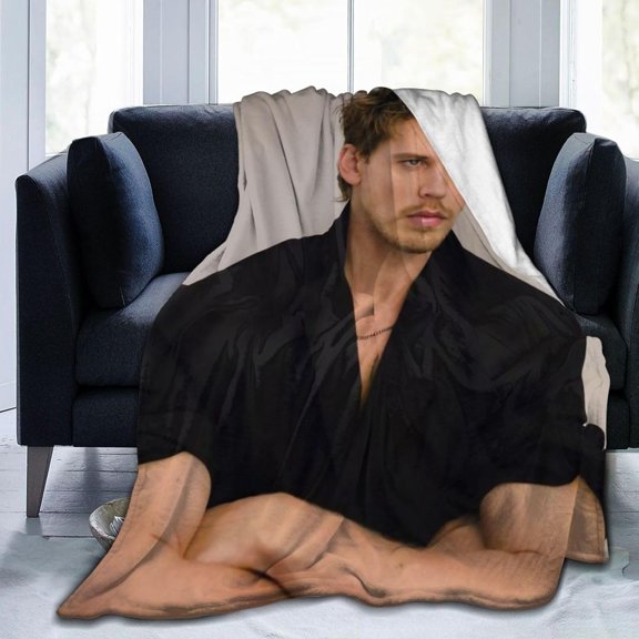 Austin Butler Blanket Bedding Fleece Blanket Soft Throw Blankets Lightweight Anti-Static Blanket - 3 Sizes