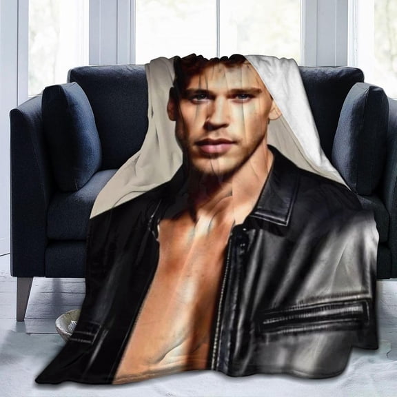 Austin Butler Blanket Bedding Fleece Blanket Soft Throw Blankets Lightweight Anti-Static Blanket - 3 Sizes