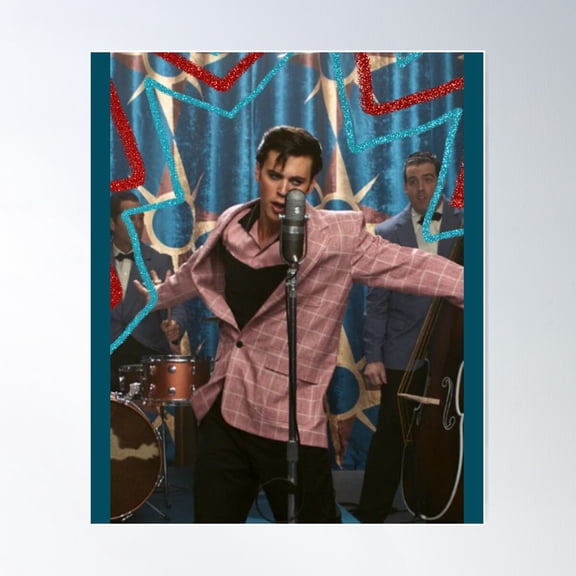 Austin Butler Elvis Poster Wall Art, Modern Wall Decor For Living Room Bedroom, 16x24 UNFRAMED