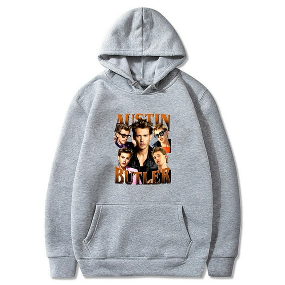 Austin Butler Hoodie Vintage Graphic Long Sleeve Streetwear Women Men Hooded Sweatshirt