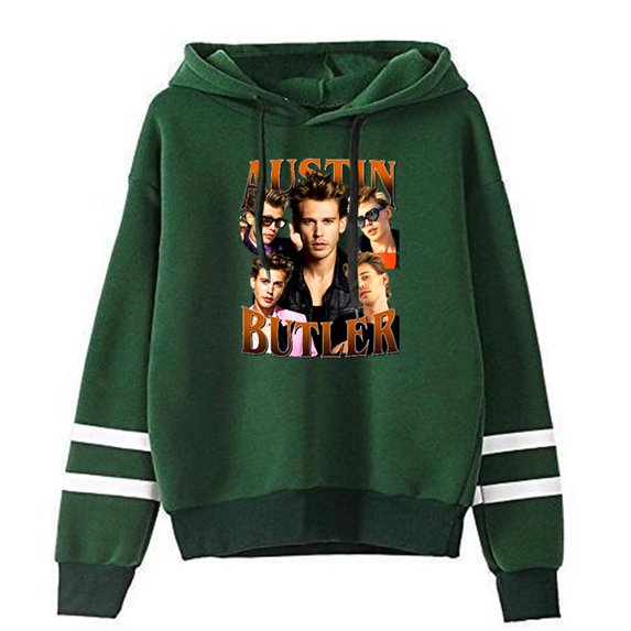 Austin Butler Hoodies Casual Pullovers Pocketless Sweatshirts Mens Womens Clothes
