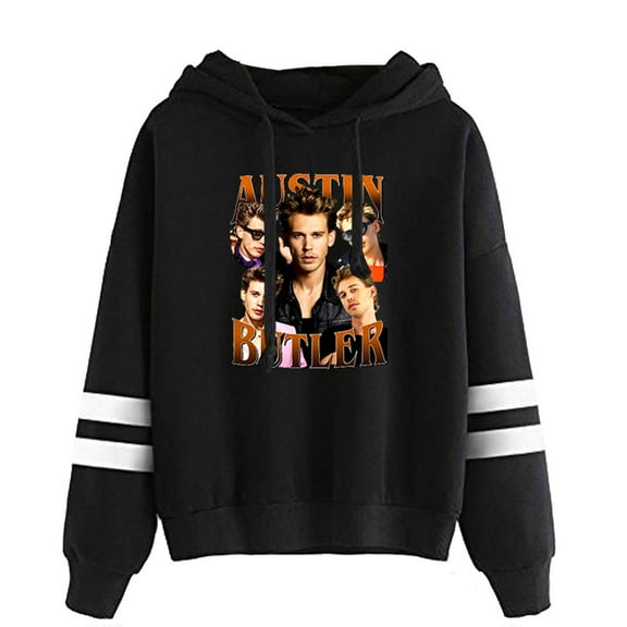 Austin Butler Hoodies Casual Pullovers Pocketless Sweatshirts Mens Womens Clothes