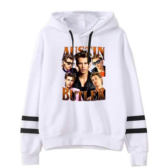 Austin Butler Hoodies Casual Pullovers Pocketless Sweatshirts Mens Womens Clothes