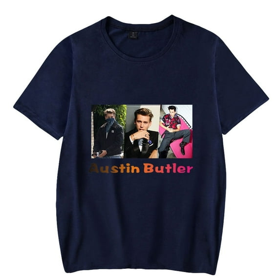 Austin Butler Merch T-shirt Neutral Fashion Casual Street Trend Short Sleeve