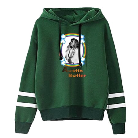Austin Butler Pocketless Hoodie Sweatshirt Men Women Unisex Long Sleeve Casual Streetwear