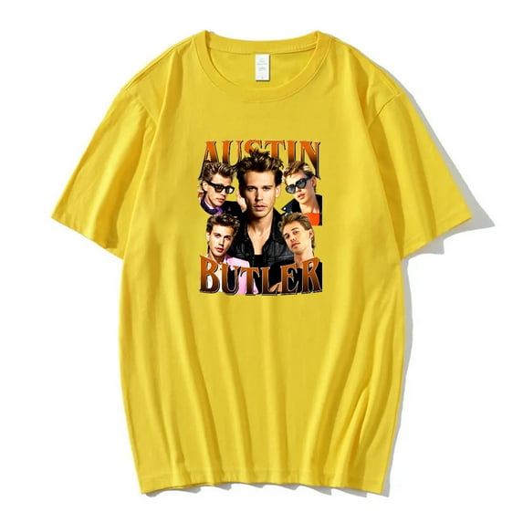 Austin Butler T-shirt Vintage Graphic Crewneck Short Sleeve Streetwear Women Men Cotton Tee