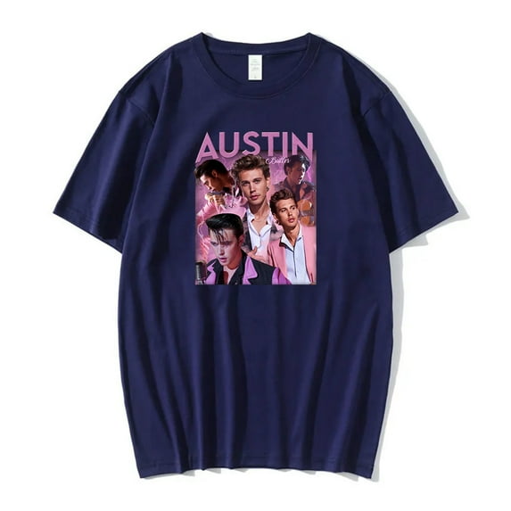 Austin Butler Vintage T-shirt Crewneck Short Sleeve Cotton Tee Women Men Streetwear Tops