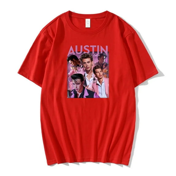 Austin Butler Vintage T-shirt Crewneck Short Sleeve Cotton Tee Women Men Streetwear Tops