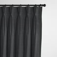 thumbnail image 1 of Austin Charcoal Pinch Pleat Drapery Panel - Pair 20"x120", 1 of 5