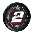 thumbnail image 1 of Austin Cindric 15" Ribbed Frame Wall Clock, 1 of 1