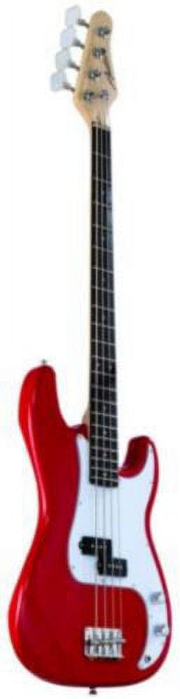 Bass Gtr, Dbl Cutaway Red