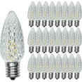 thumbnail image 1 of Austin Coast 25-Pack C9 LED Bulbs, Warm White 2700K, E17 Base, Commercial-Grade Outdoor Holiday & Christmas Lights, 1 of 7