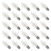 Austin Coast 50-Pack C9 LED Bulbs, Warm White 2700K, E17 Base, Commercial-Grade Outdoor Holiday & Christmas Lights