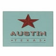 thumbnail image 1 of Austin Cutting Board, Texas Wording with a Star State Country Symbolic Design, Decorative Tempered Glass Cutting and Serving Board, in 3 Sizes, by Ambesonne, 1 of 2