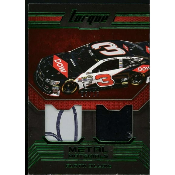 Austin Dillon Card 2016 Panini Torque Metal Materials Green #2