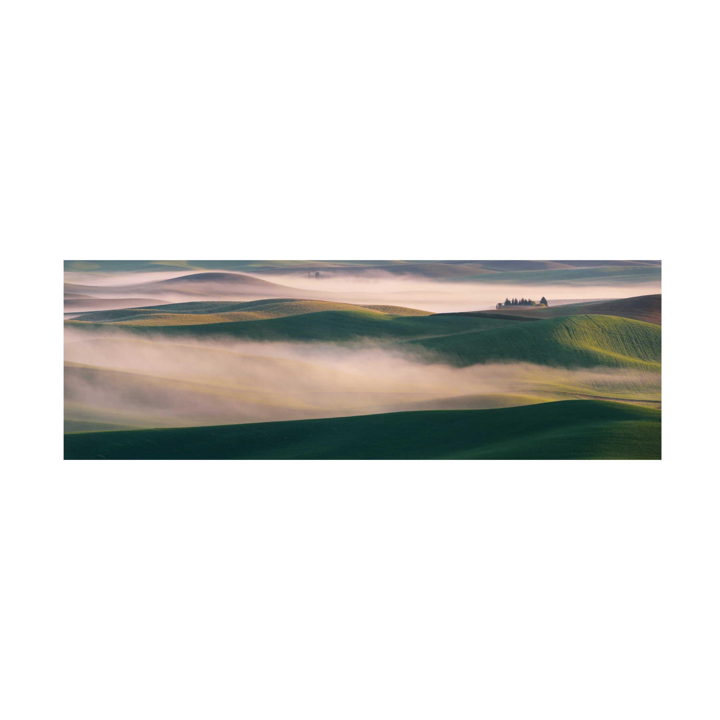 Austin 'Dream Land In Morning Mist 2' Canvas Art