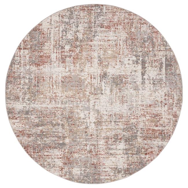 Austin Elegance Rust Round Rug, 7 ft. 10 in. - Walmart.com