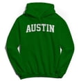 thumbnail image 1 of Austin Graphic Irish Green Men's Cotton Pullover Hoodie, 1 of 1