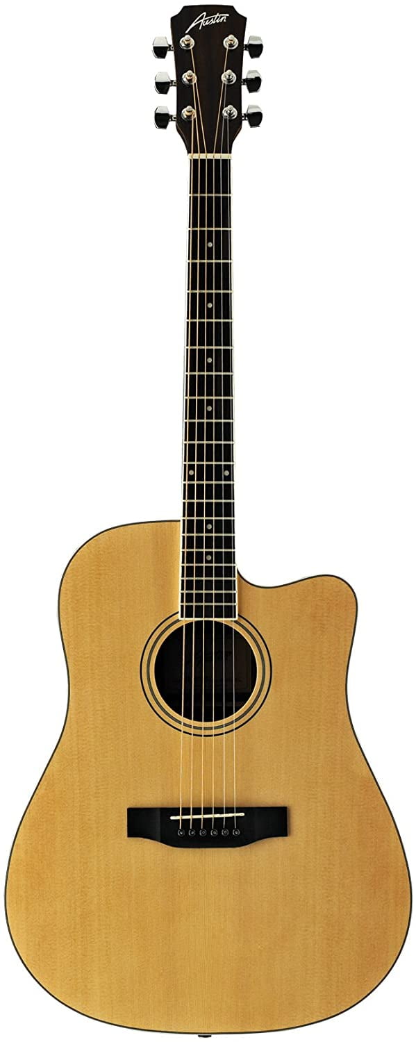 Austin Guitars AA25-DEC Dreadnought Cutaway Acoustic