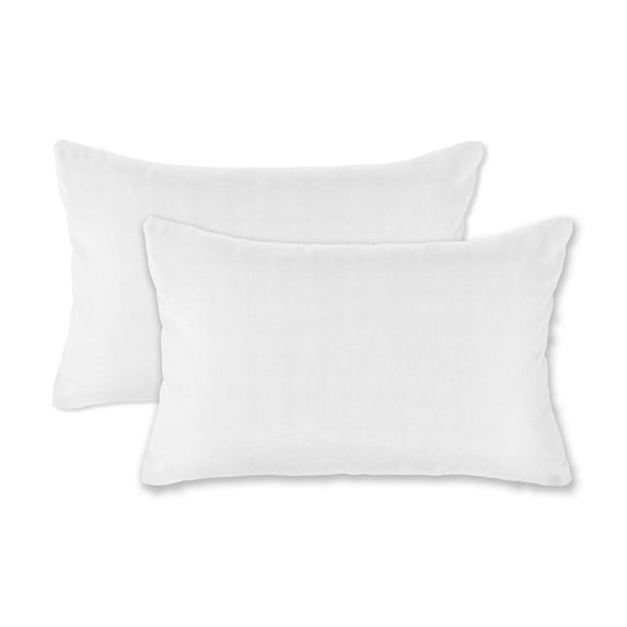Austin Horn Classics 13" x 19 Rectangle Outdoor/Indoor zippered Pillow, (set of 2) By NATURAL