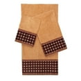 thumbnail image 1 of Austin Horn Classics  Trackless Gimp Black 3-piece Decorative Towel Set - N/A Gold, 1 of 5