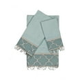 thumbnail image 1 of Austin Horn En Vogue Austin Horn En'Vogue Stanton Beads Aqua 3-piece Decorative Embellished Towel Set, 1 of 2