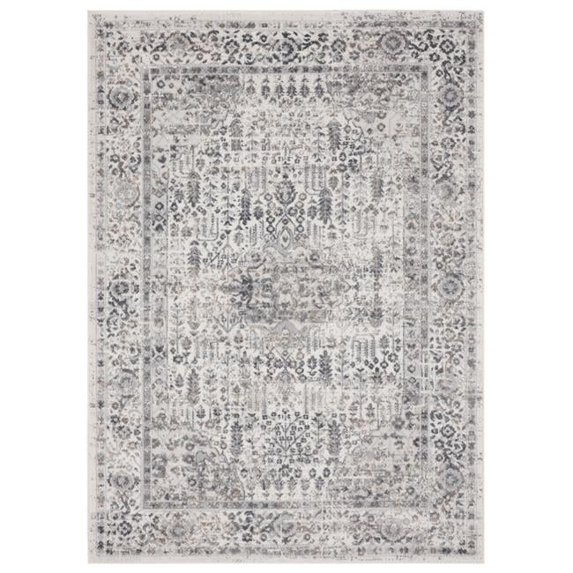 Austin Nixon Grey Accent Rectangle Rug, 1 ft. 11 in. x 3 ft.