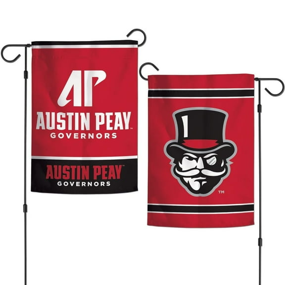 Austin Peay Governors 12.5 x 18" Double Sided Yard and Garden College Banner Flag Is Printed in the USA,