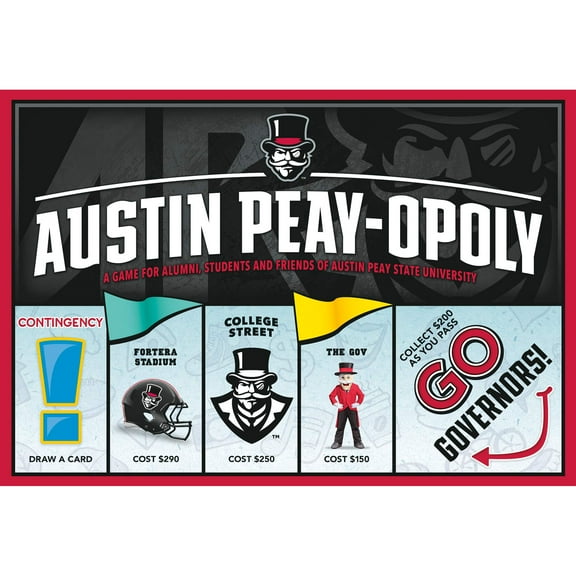 Austin Peay Opoly Board Game, by Late for the Sky