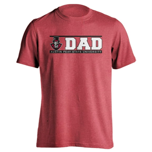 Austin Peay State University Governors Dad Proud Parent Short Sleeve T-Shirt