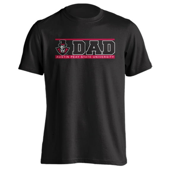 Austin Peay State University Governors Dad Proud Parent Short Sleeve T-Shirt