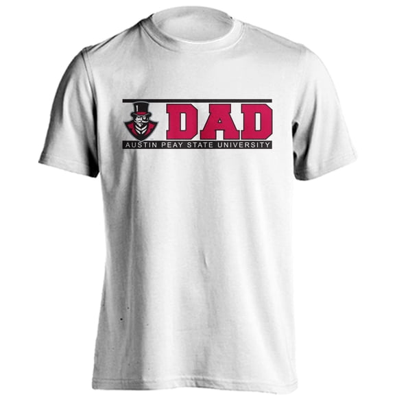 Austin Peay State University Governors Dad Proud Parent Short Sleeve T-Shirt