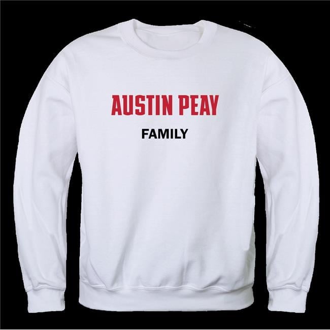 Austin Peay State University Governors Family Crewneck Sweatshirt White Large Walmart