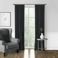 thumbnail image 1 of Austin Pinch Pleat Drapery Panel, Charcoal - 40 x 132 in. - Pack of 2, 1 of 1