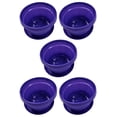 thumbnail image 1 of Austin Planter 12 Inch Flower Pot with Saucer Purple Colored Polypropylene (5 Pack) Made in USA, 1 of 9