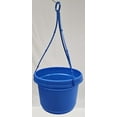 thumbnail image 1 of Austin Planter 12 Inch Hanging Flower Pot Black Colored Polypropylene (Single) Made in USA, 1 of 10