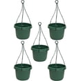 thumbnail image 1 of Austin Planter Hanging Pots 12 In Solid Print Round Hanging Planters with Drainage Holes 5 Count, 1 of 11