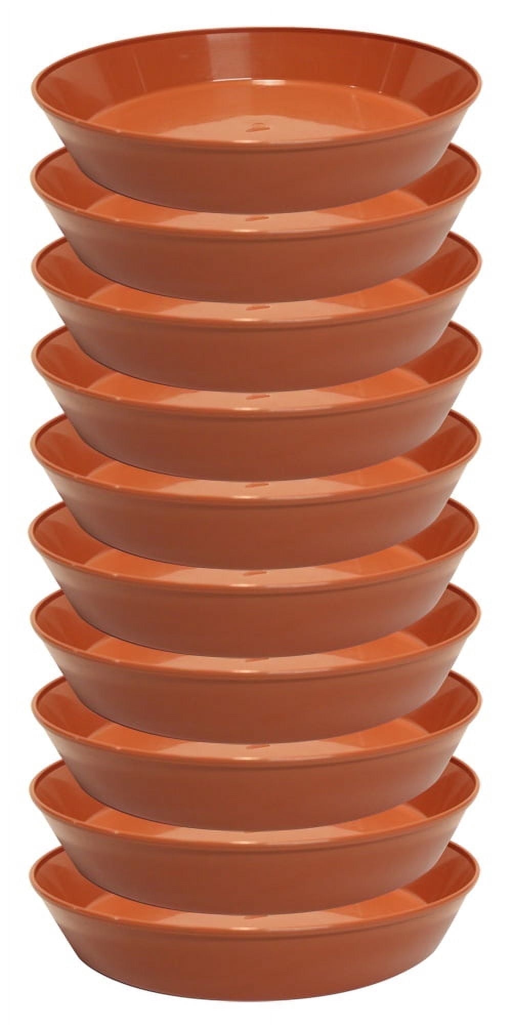 Austin Planter 12 inch(10.1 inch Base) Plant Saucer 10 Pack Terra Cotta ...