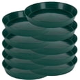 thumbnail image 1 of Austin Planter 3 inch(2.5 inch Base) Plant Saucer Hunter Green Colored (10 pack) - Polypropylene - Indoor/Outdoor -Made in USA, 1 of 9