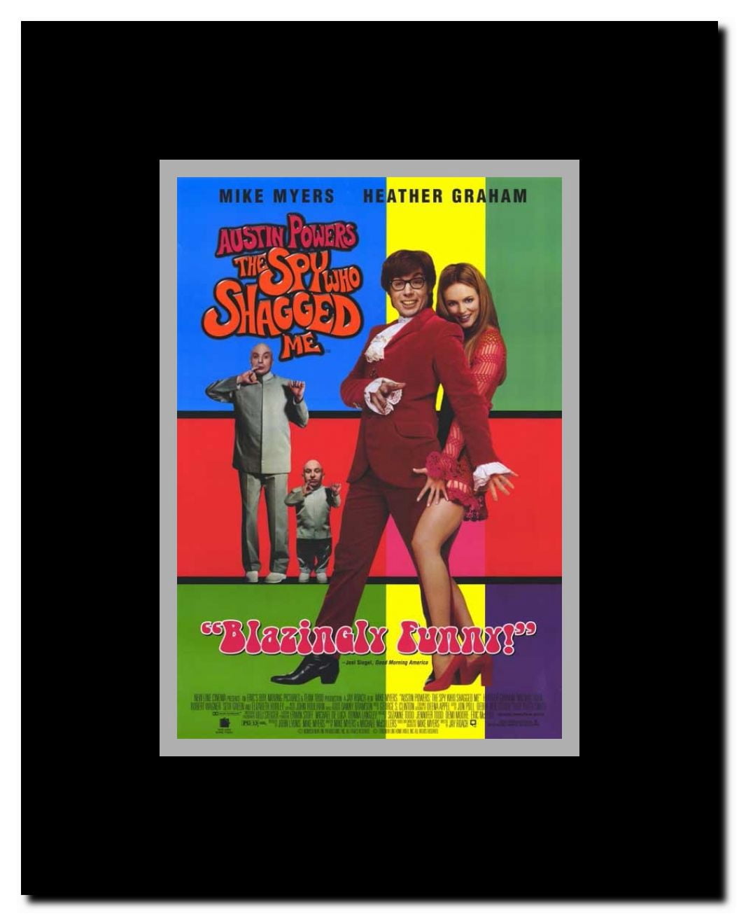 Austin Powers 2: The Spy Who Shagged Me Framed Movie Poster