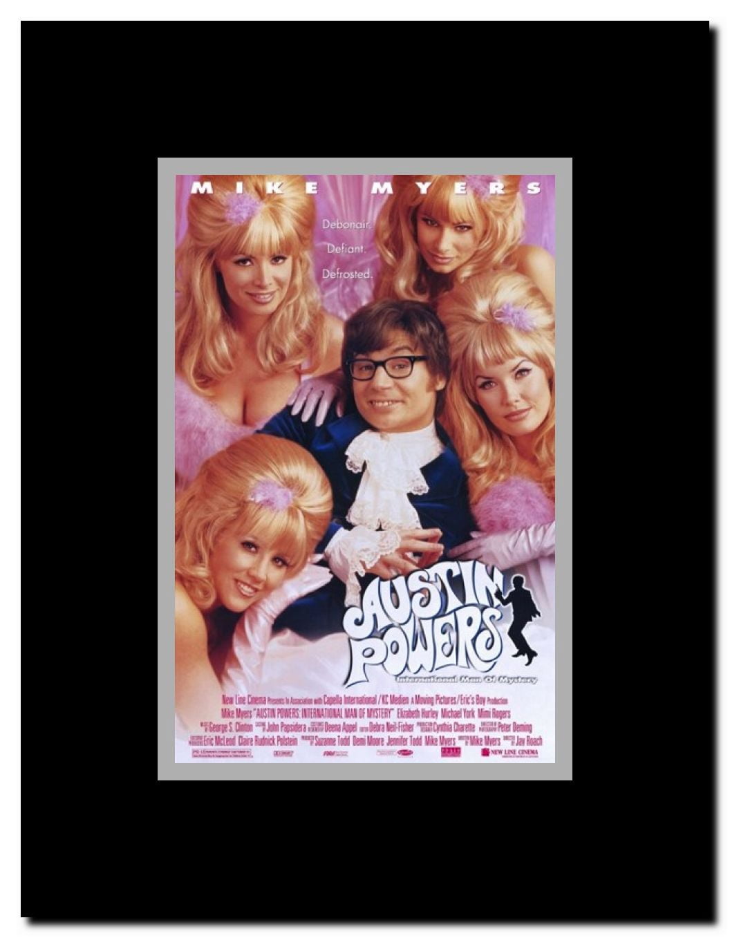 Austin Powers: International Man of Myst Framed Movie Poster