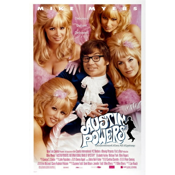 Austin Powers Movie Poster 16x24 Unframed, Age: Adults Best Posters