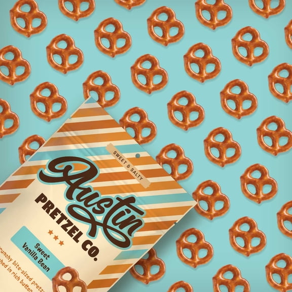 Austin Pretzel Co - E Comm - Sweet Vanilla Bean - Multi Pack (4oz USA)