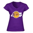 thumbnail image 1 of Austin Reaves Lakers Logo Dunk LADIES V-NECK Shirt T-Shirt, 1 of 1