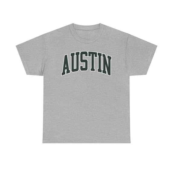 Austin Shirt Gifts Tshirt Crew Neck Short Sleeve