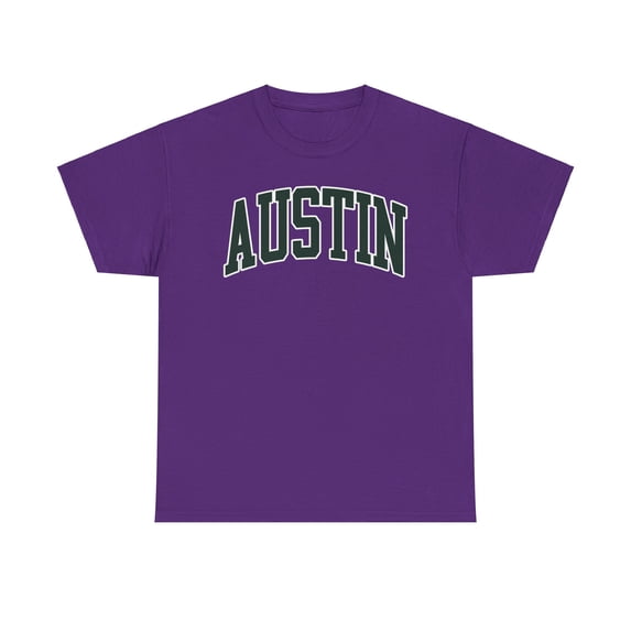 Austin Shirt Gifts Tshirt Crew Neck Short Sleeve